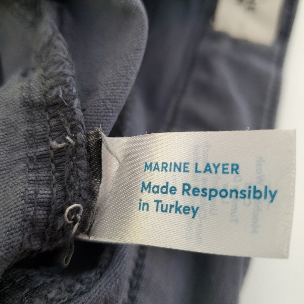 Marine Layer Charcoal Gray High-Rise Utility Shorts - Picture 10 of 13